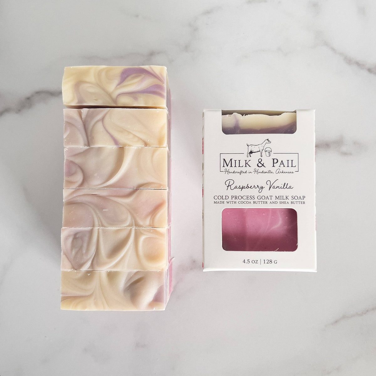 Raspberry Vanilla Goat Milk Soap