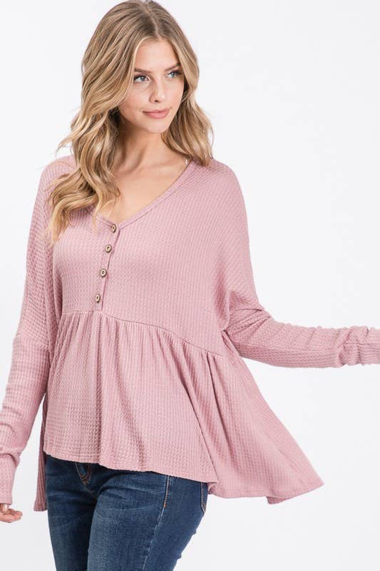 Easy Does It Babydoll Top
