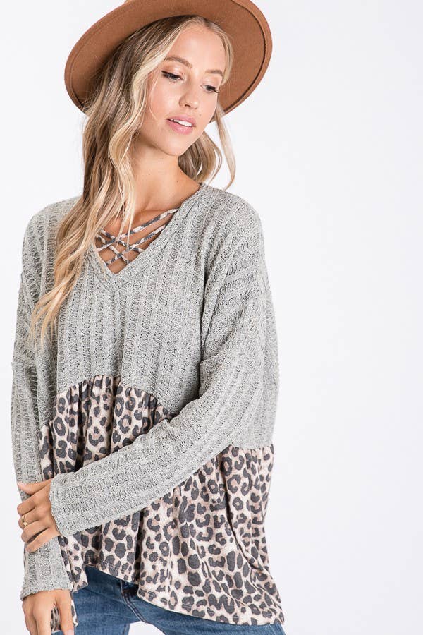Wild at Heart Sweater Knit Tunic