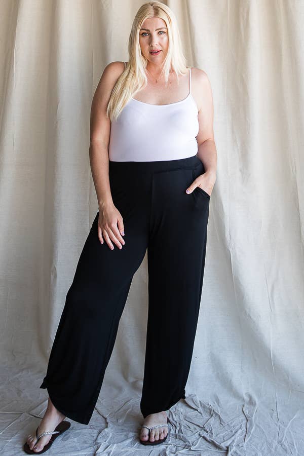 Everyday Comfort Split Hem Pants