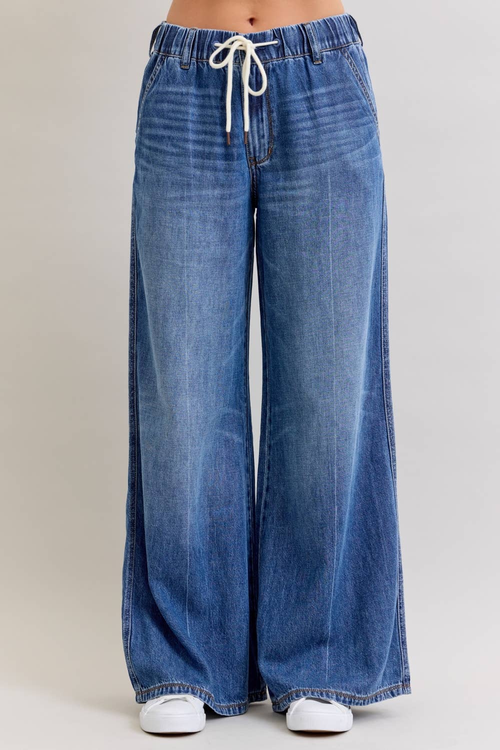 Judy Blue Easy Days Featherweight Palazzo Jeans