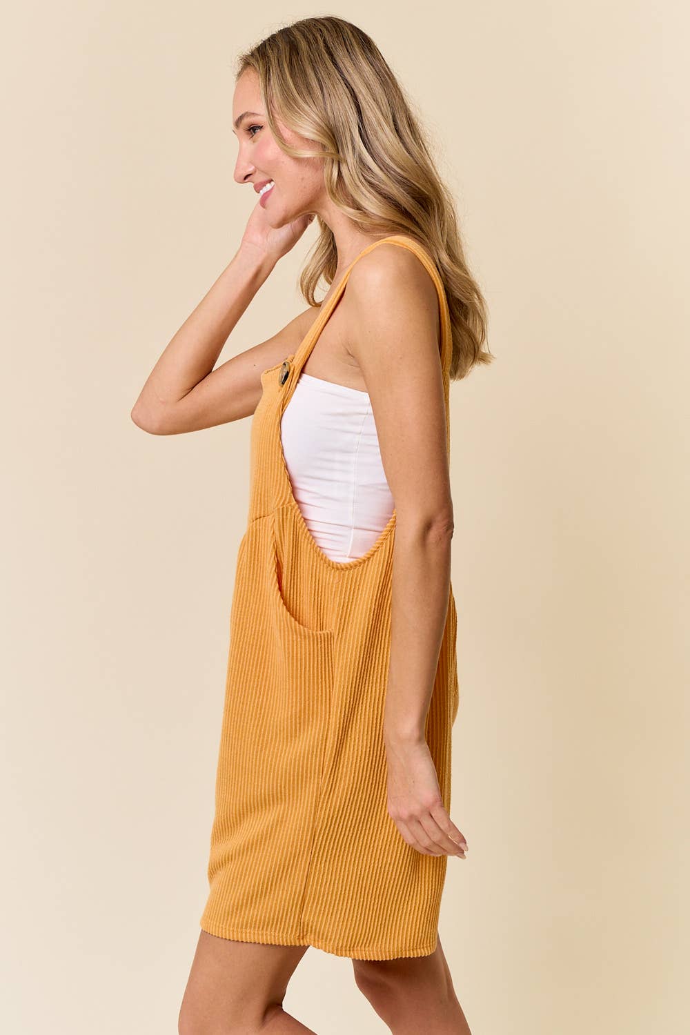 LMR5672-Catching Rays Ribbed Romper