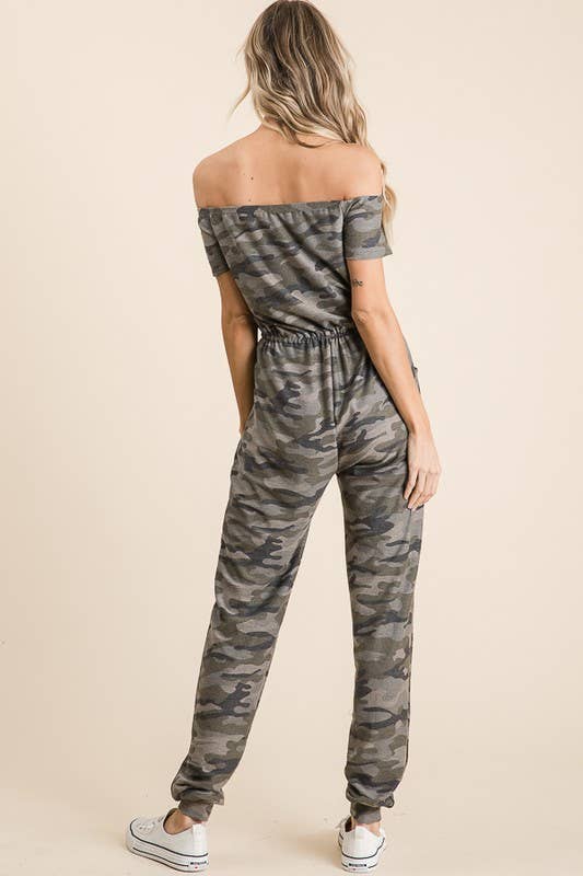 Weekend Wanderer Camo Jumpsuit