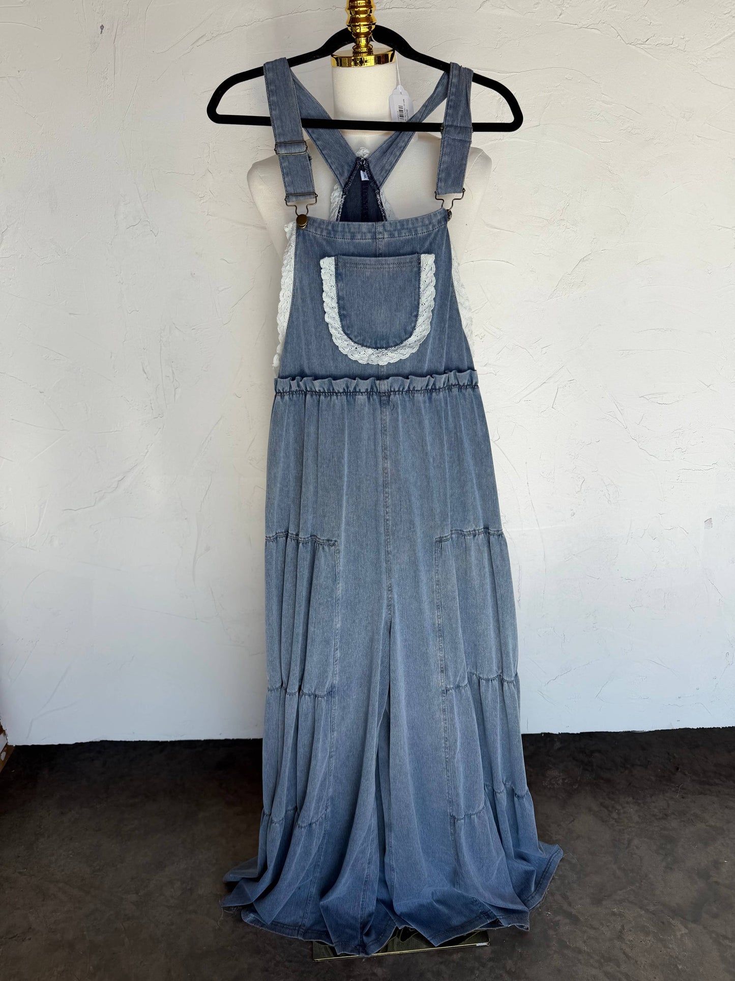 Bluebell Breeze Denim Overalls