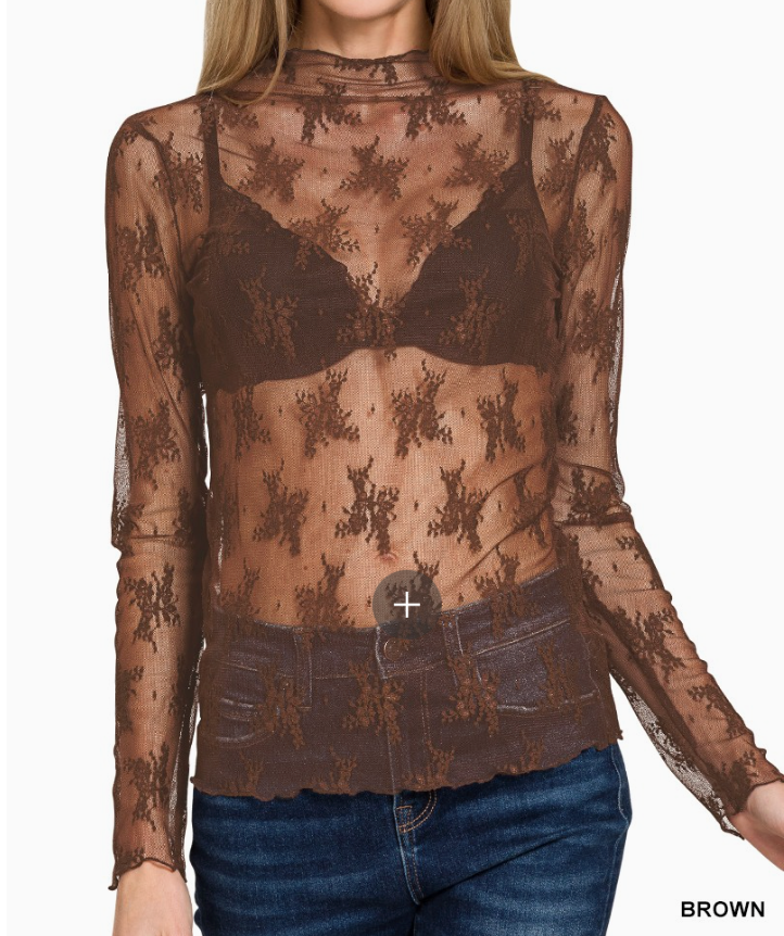 The Delicate Lace Layering Top