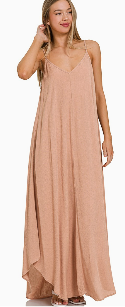 Forever Free Crinkle Maxi Dress