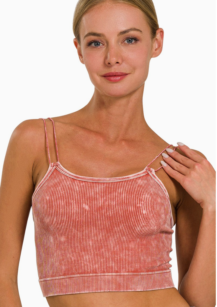 Everyday Layers Washed Double Strap Brami