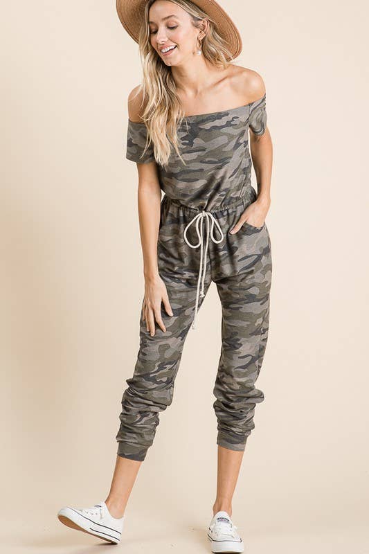 Weekend Wanderer Camo Jumpsuit