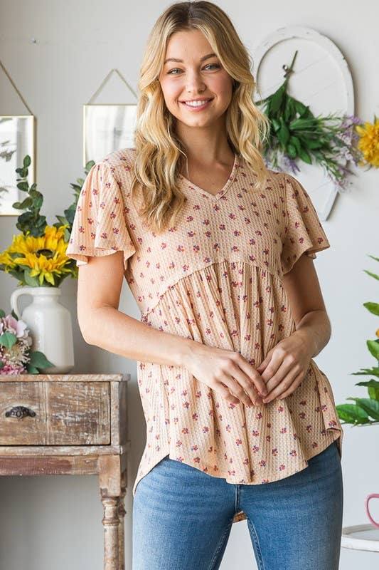 ET7118-17 BABYDOLL TOP