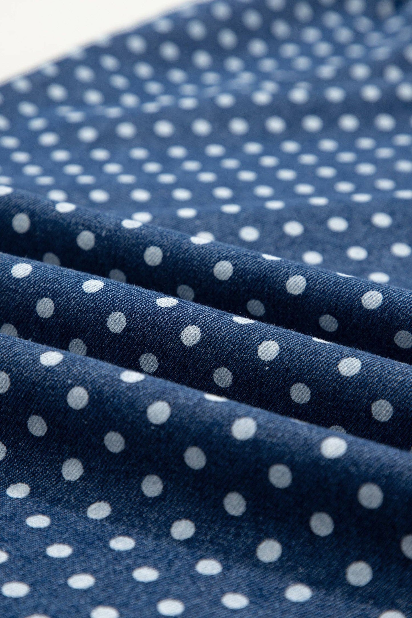 Polka Dot Wide Leg Jeans High Waist Boutique Pants