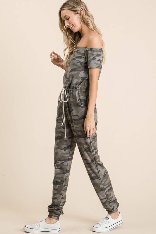 Weekend Wanderer Camo Jumpsuit