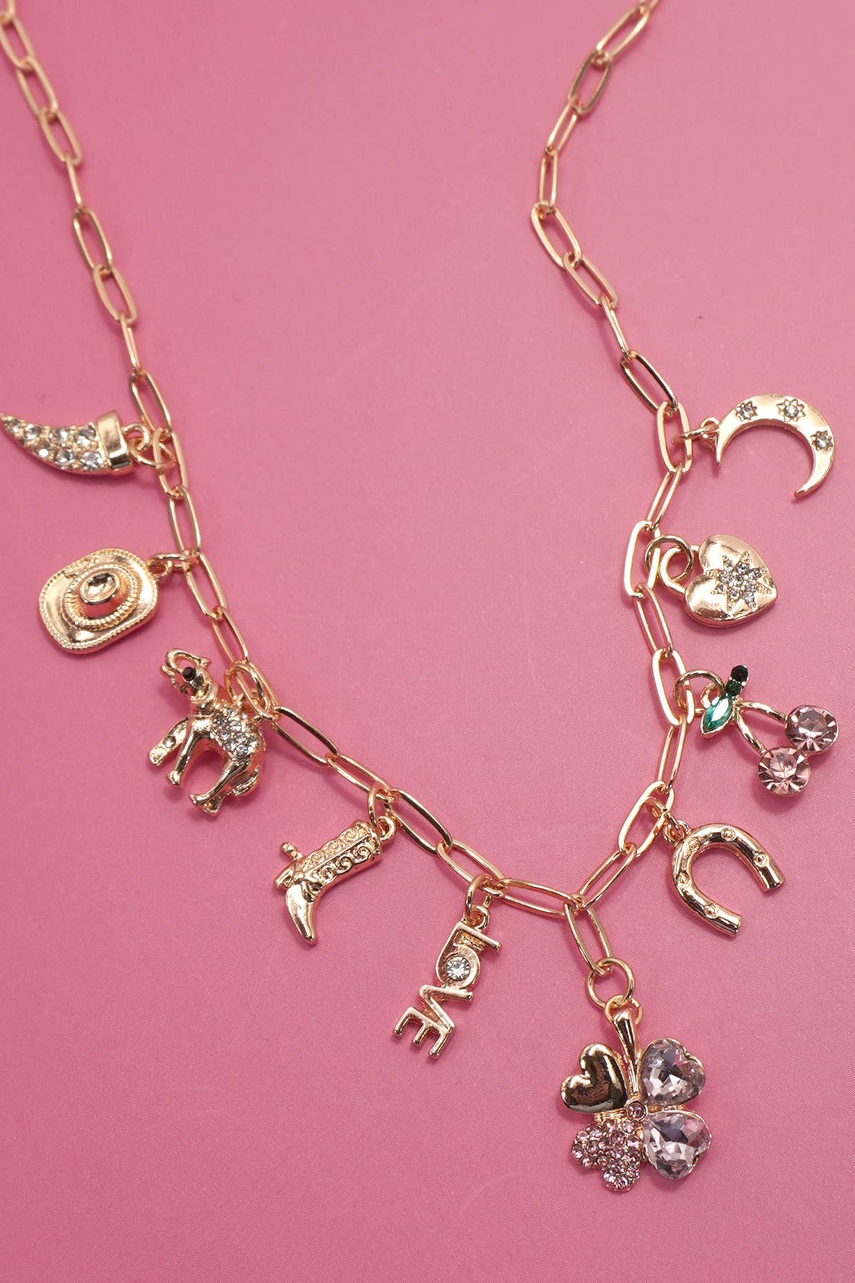 Howdy Honey Western Charm Necklace