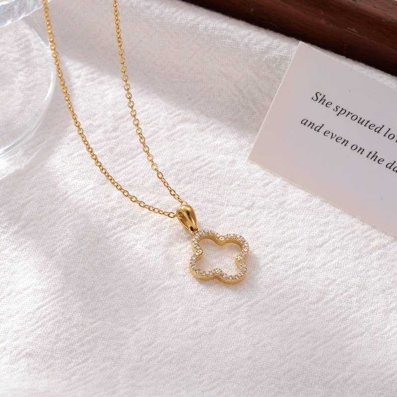 Lucky Clover Tarnish-Free Necklace