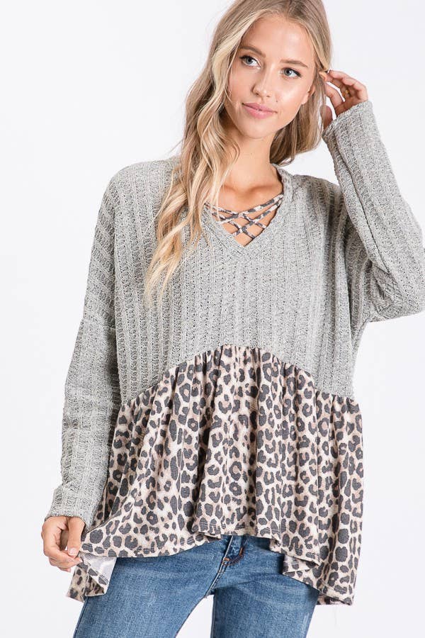 Wild at Heart Sweater Knit Tunic