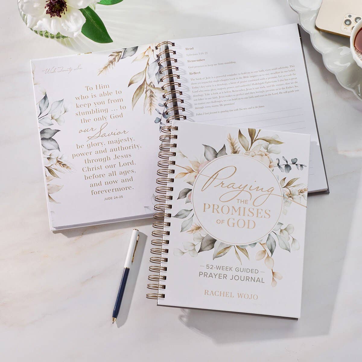 Praying the Promises of God Journal – 52-Week Guided Prayer Journal for Women