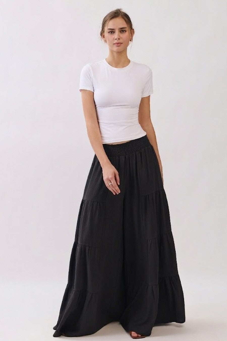 Free Spirit Tiered Palazzo Pants