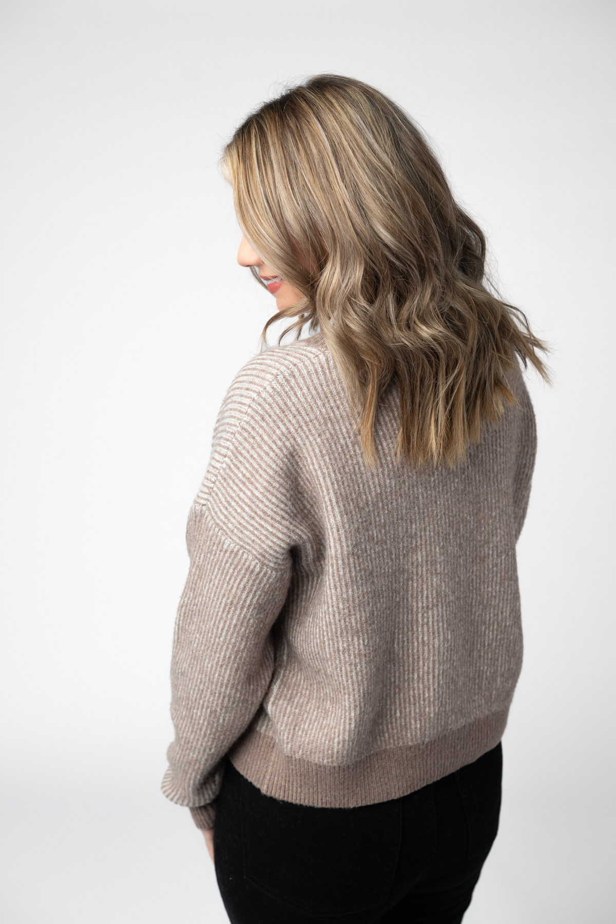 Mocha Cloud Soft Knit Sweater
