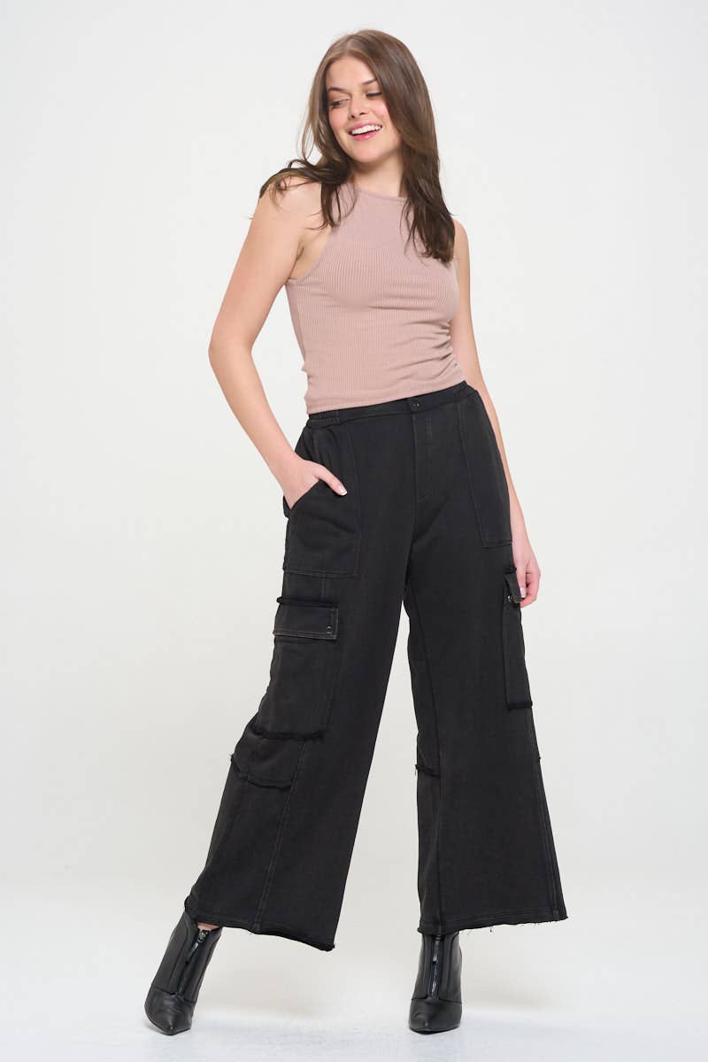 Ribbed Halter Neck Tank Top