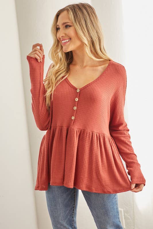 Blush & Bloom Babydoll Top