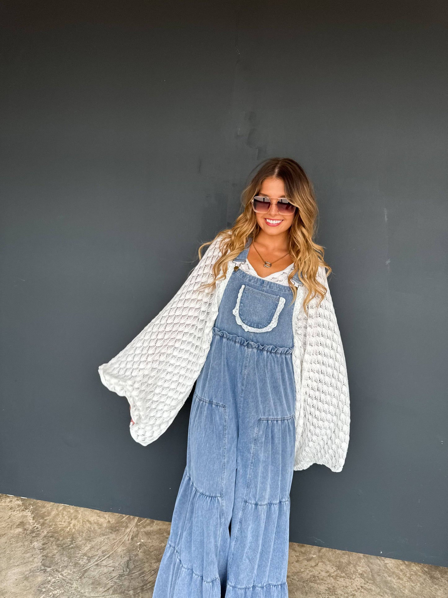 Bluebell Breeze Denim Overalls