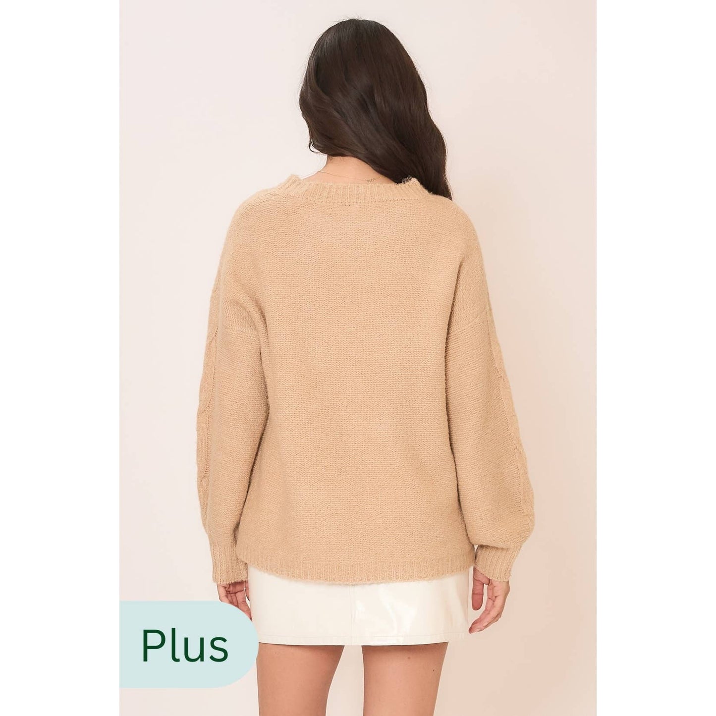 Soft Brushed Embroidered Bow Knit Sweater
