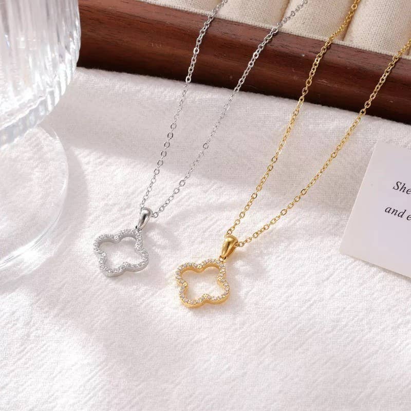 Lucky Clover Tarnish-Free Necklace