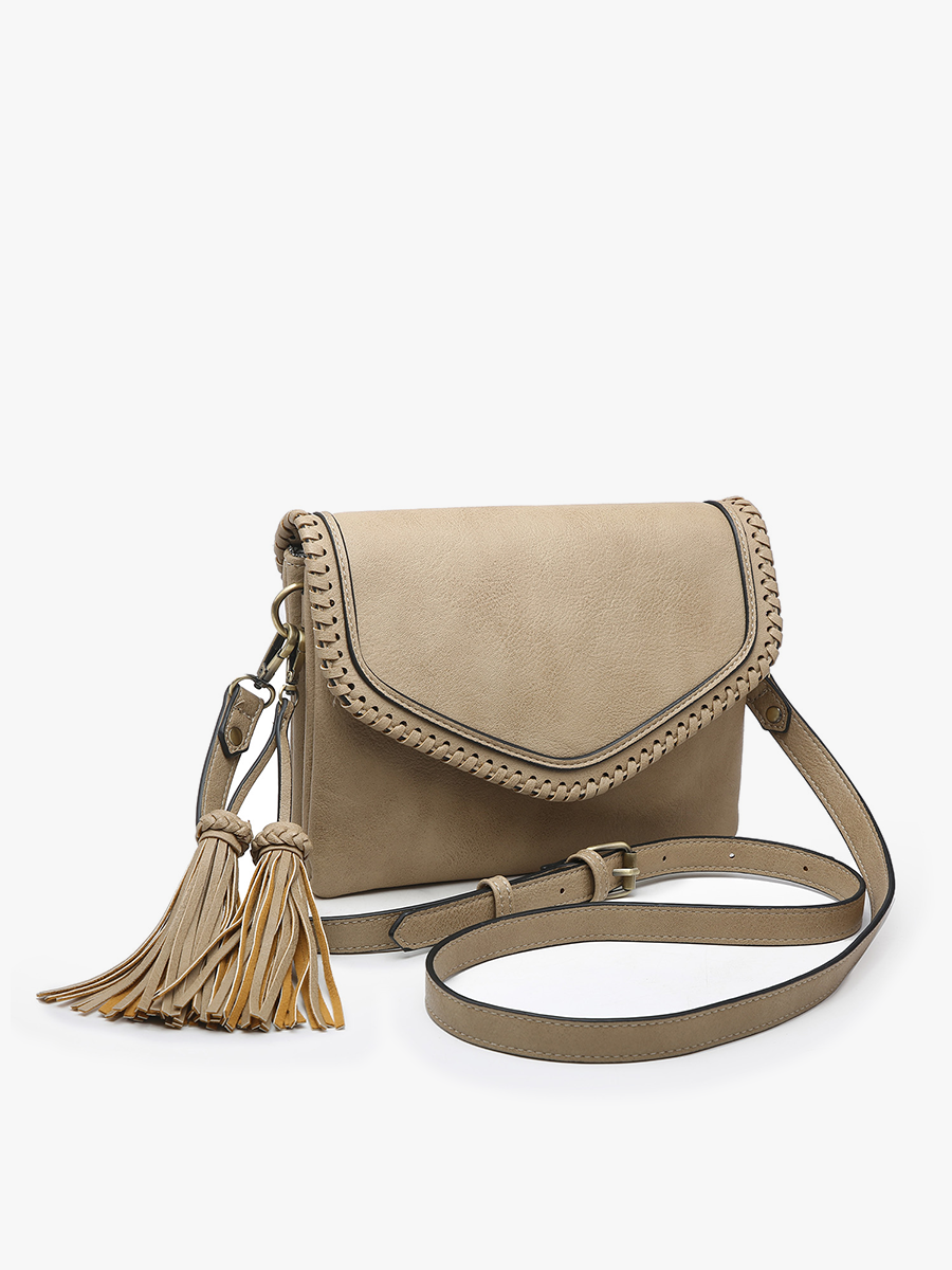 Sloane Whipstitch Tassel Crossbody