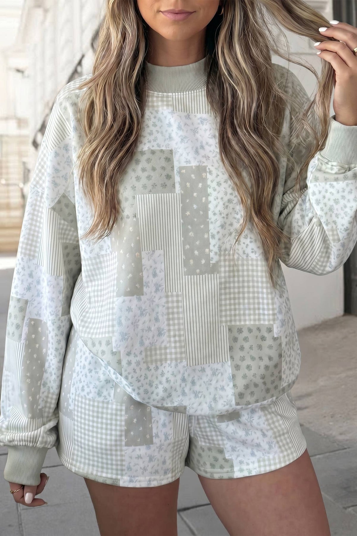 Sunday Stroll Floral Shorts Set