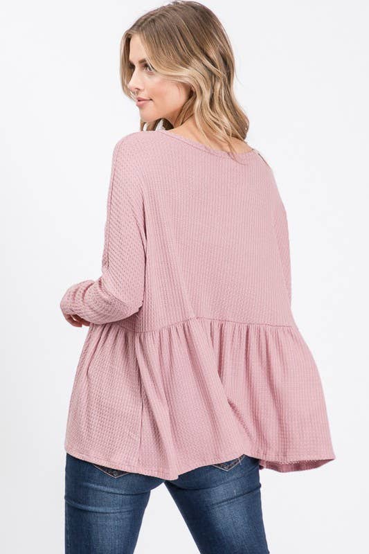 Easy Does It Babydoll Top