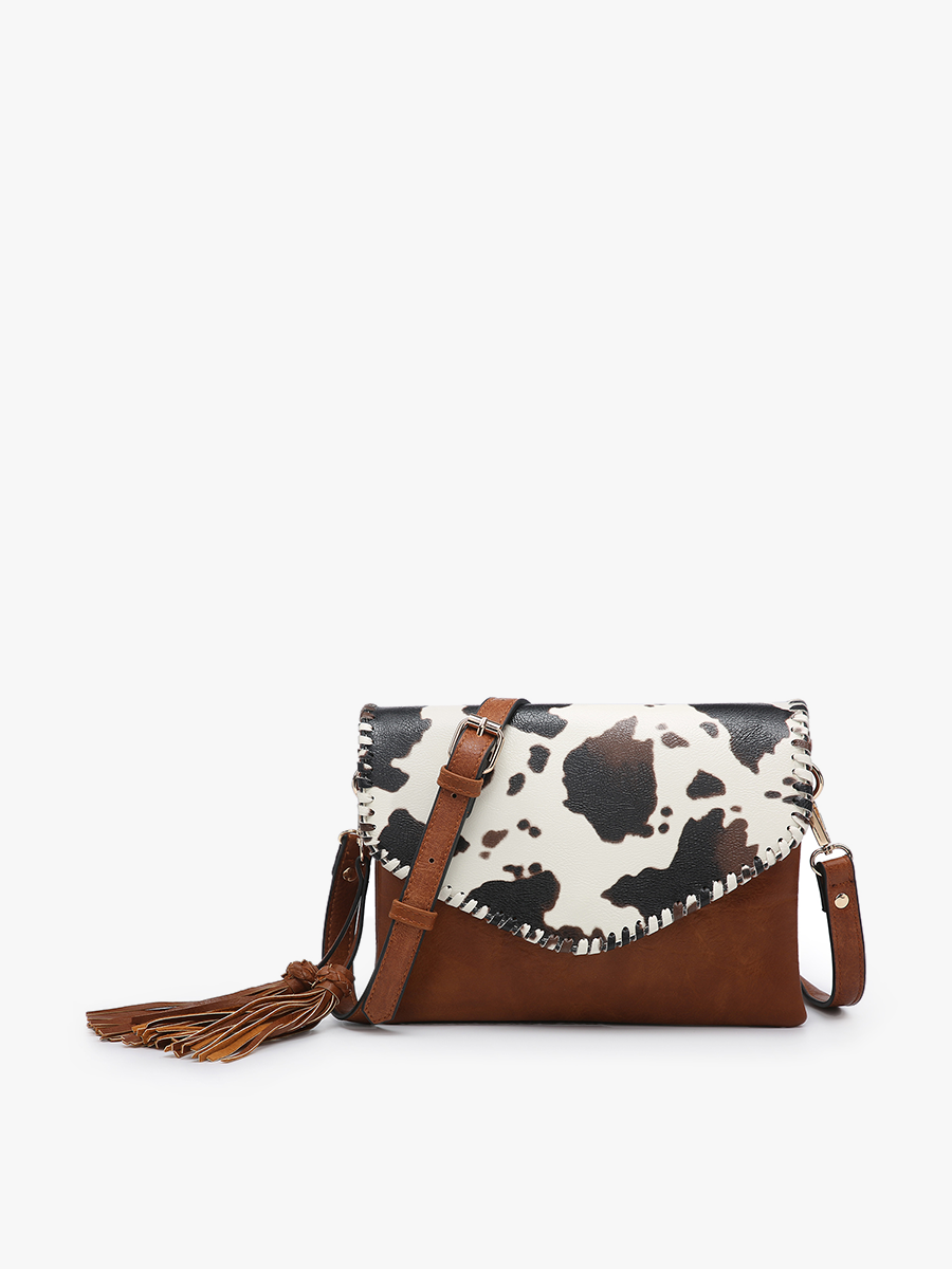 Sloane Whipstitch Tassel Crossbody