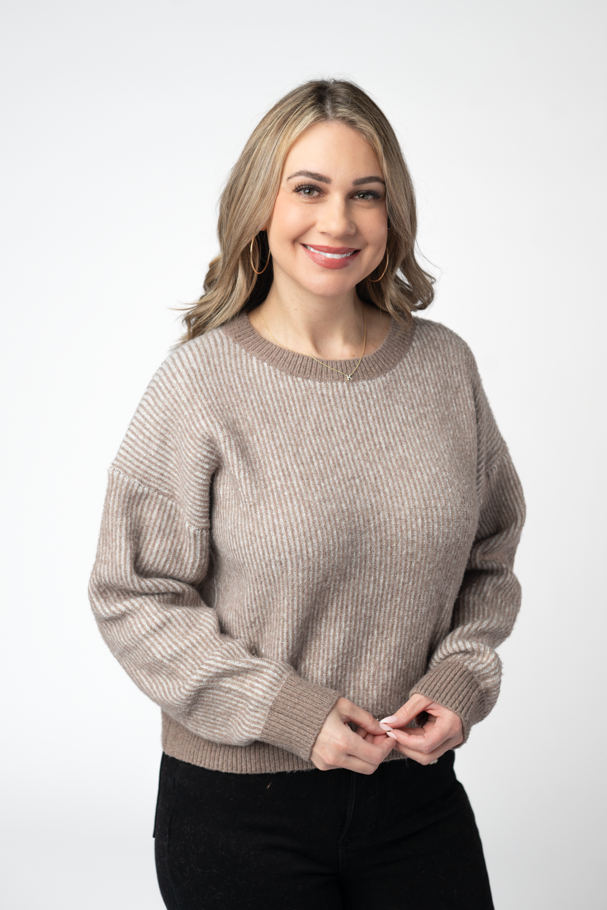 Mocha Cloud Soft Knit Sweater