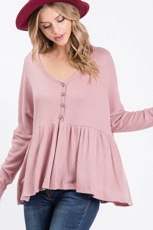 Easy Does It Babydoll Top