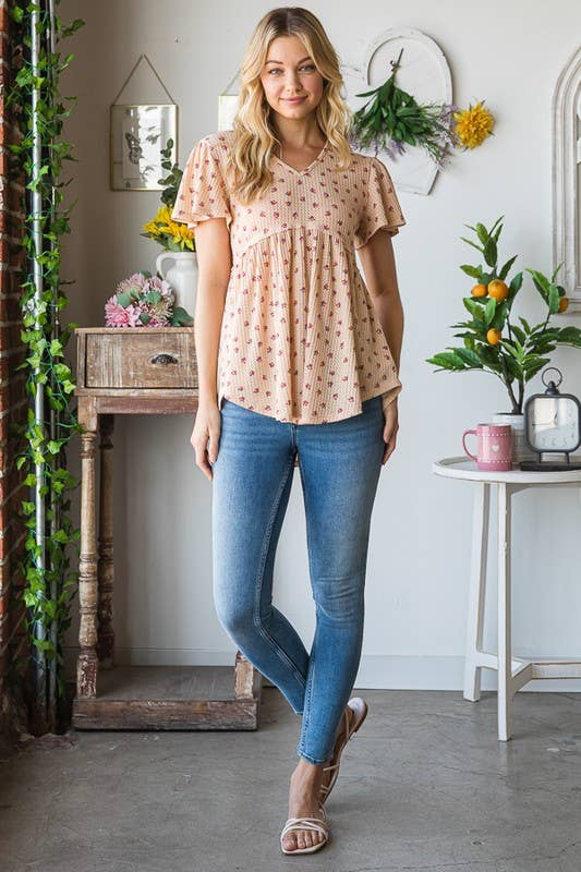 ET7118-17 BABYDOLL TOP