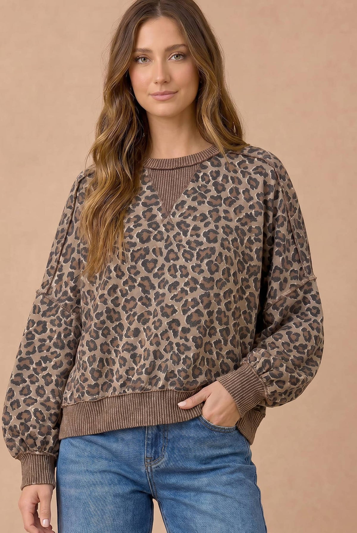 Wild Side Leopard Pullover
