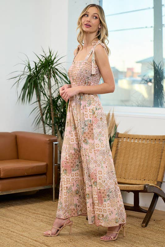 Wildflower Wanderer Boho Maxi Dress