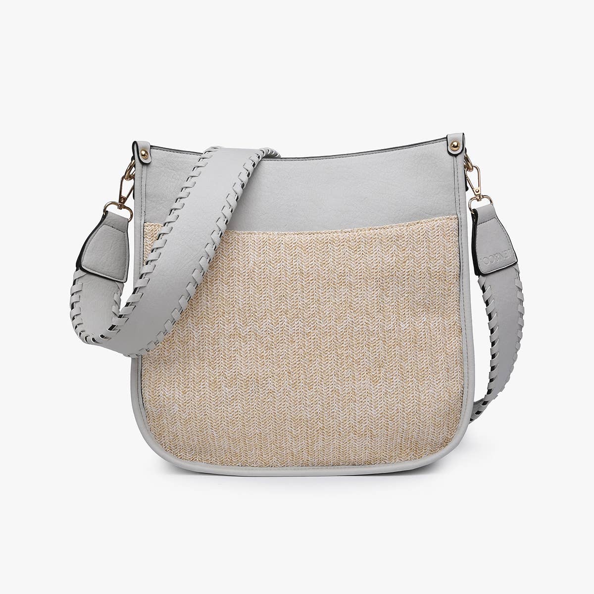 Chloe Woven Straw Crossbody Bag
