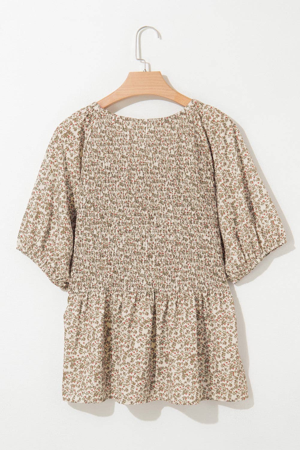 Sweet Meadow Floral Peplum Top