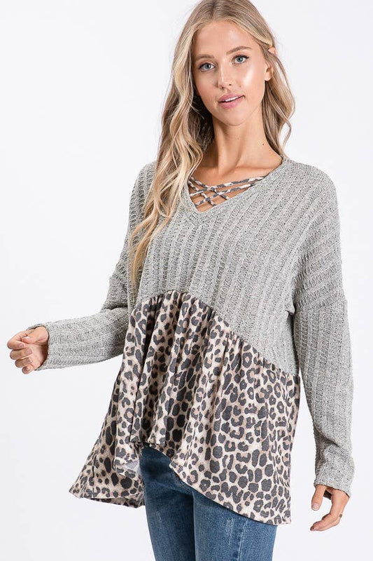 Wild at Heart Sweater Knit Tunic