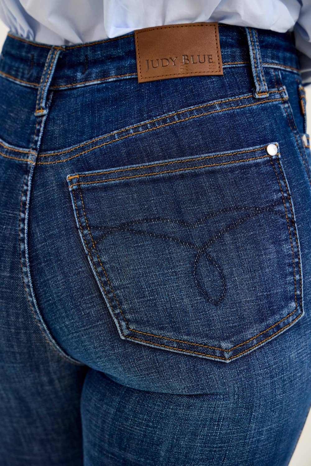 Judy Blue Charlotte Tummy Control Flare Jeans – Dark Indigo