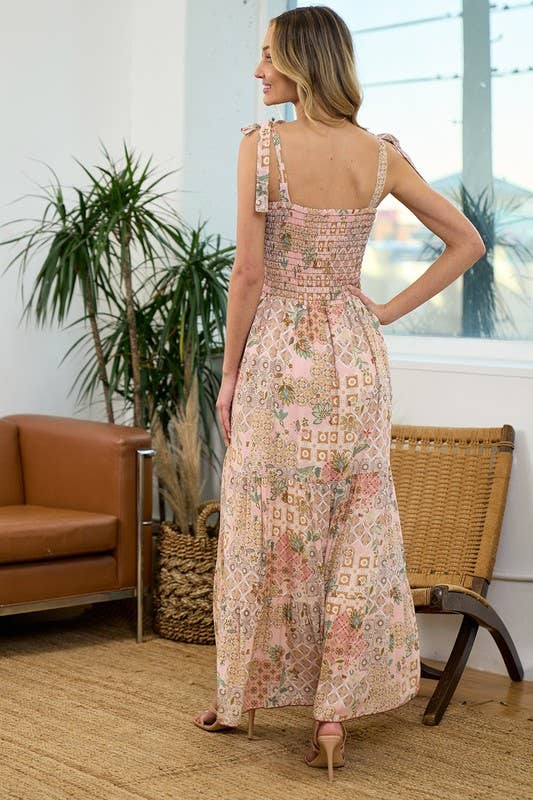 Wildflower Wanderer Boho Maxi Dress