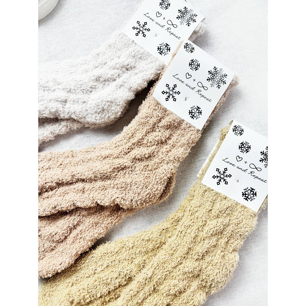 Cozy Cable Knit Crew Socks
