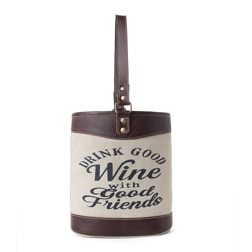 Good Wine, Good Friends Double Wine Tote