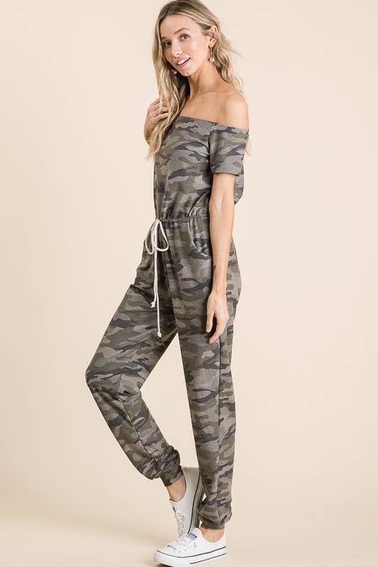 Weekend Wanderer Camo Jumpsuit