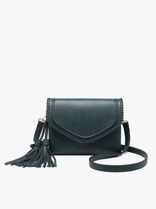 Sloane Whipstitch Tassel Crossbody