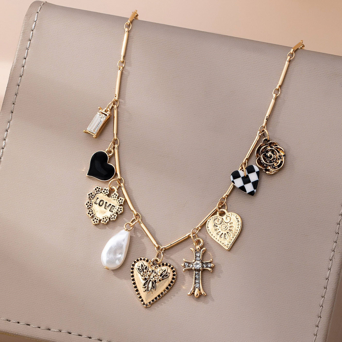 Golden Keepsakes Charm Necklace