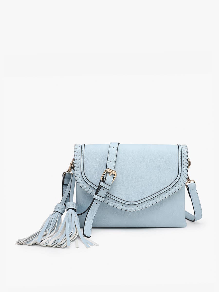 Sloane Whipstitch Tassel Crossbody