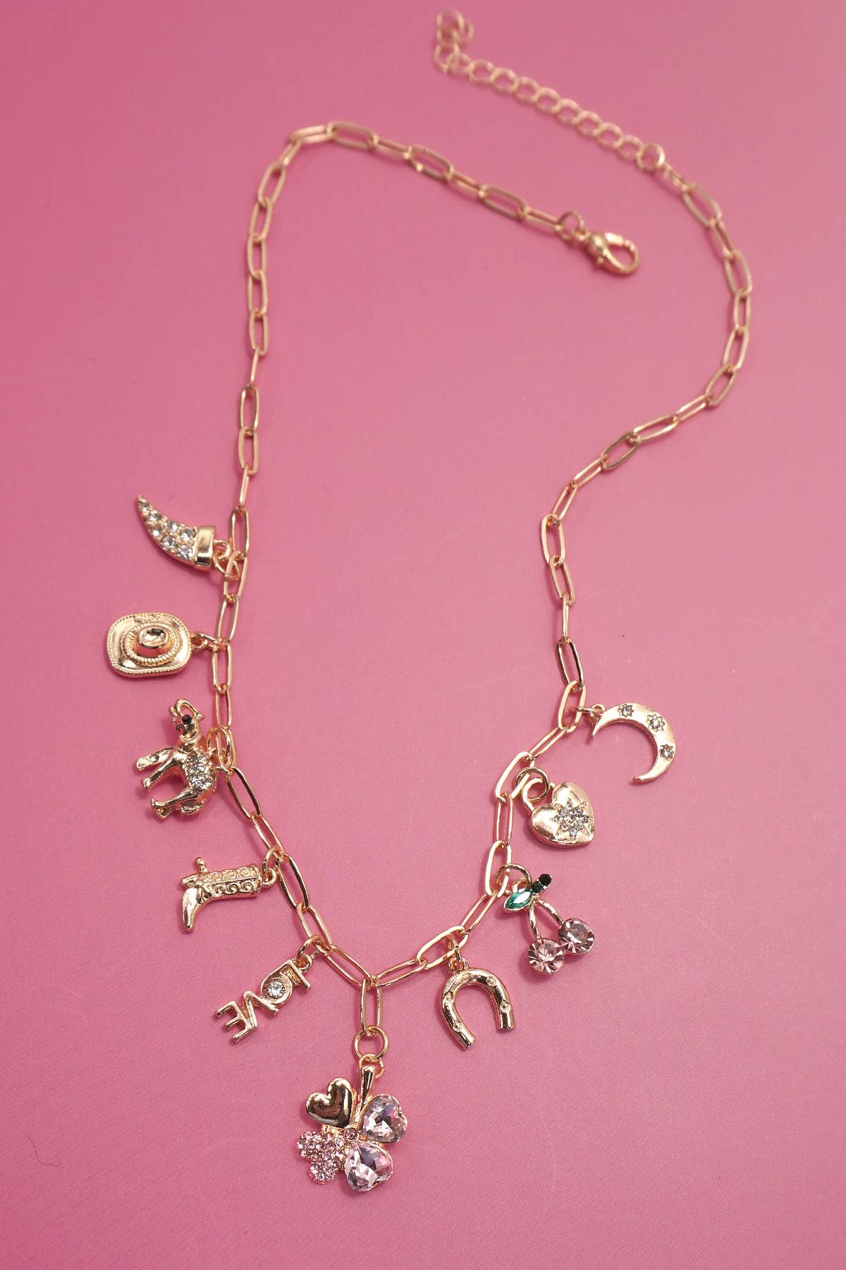 Howdy Honey Western Charm Necklace