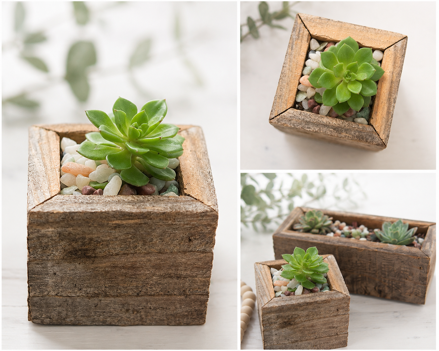 Rustic Charm Succulent Planter